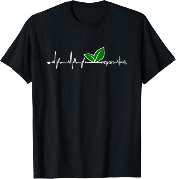 Vegan Heartbeat Clothing - Vegan T-Shirt - Image 2